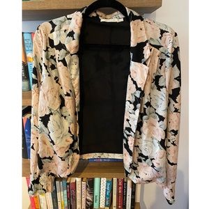 MINKPINK Rose Floral Blazer